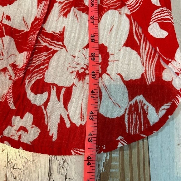 Faithfull The Brand Lulu Maxi Skirt Camara Floral Print Red - Picture 12 of 14